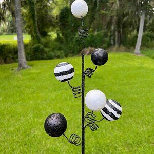 Glitter Ball Wire Curl Spray Festive Christmas, Halloween Home Decor 22.7"